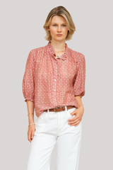 M.A.B.E - Cassia Print Top - PINK