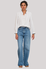 M.A.B.E - Chrissie Long Sleeve Top - IVORY