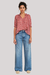 M.A.B.E - Darla Print Top - ROSEMULT