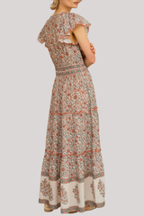 M.A.B.E - Della Print Maxi Dress - RUSTKHAK