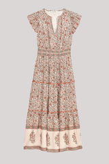 M.A.B.E - Della Print Maxi Dress - RUSTKHAK