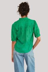 M.A.B.E - Frani Short Sleeve Top - GREEN