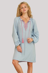 M.A.B.E - Talia Emb Kaftan - LTBLUERO