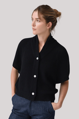 M.Patmos - Ilam Cardigan - BLACK
