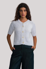 MJ.Watson - Cardigan - WHITE