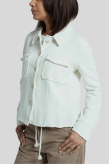 MJ.Watson - French Terry Jacket - WHITE