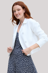Margaret O'Leary - Dylan Double Knit Jacket - CHALK