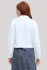 Margaret O'Leary - Dylan Double Knit Jacket - CHALK