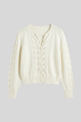 Margaret O'Leary - Martina Cardigan - IVORY