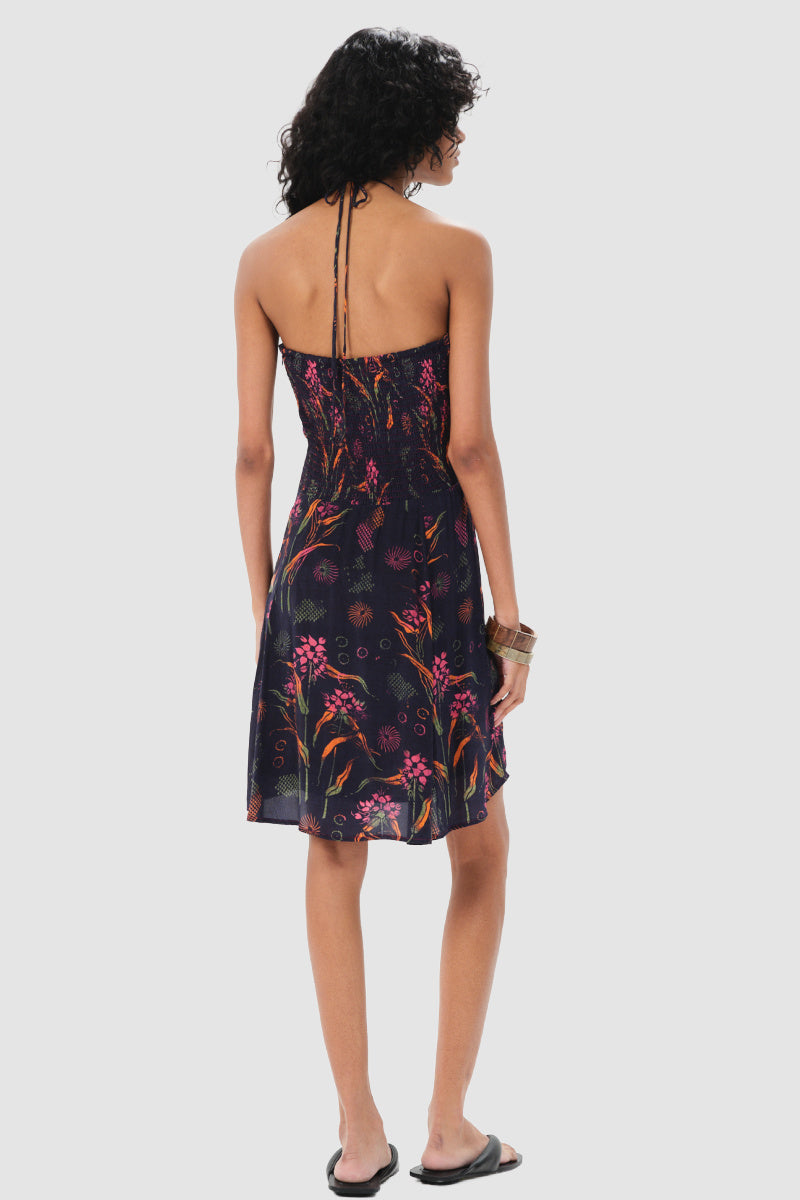 Maria Cher - Arrecifes Tori Short Dress - NAVY