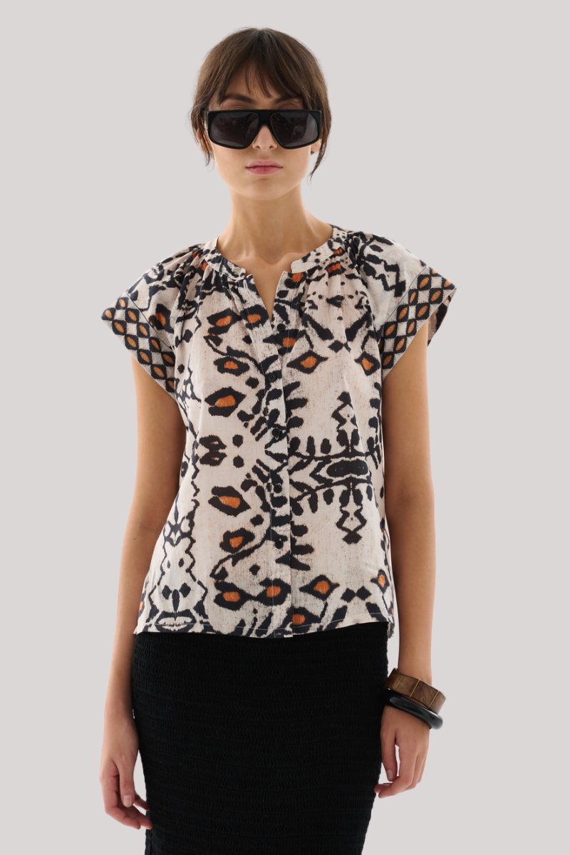 Maria Cher - Ensenada Alec Sleeveless Top - ECRU
