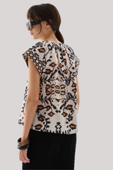 Maria Cher - Ensenada Alec Sleeveless Top - ECRU
