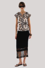 Maria Cher - Ensenada Alec Sleeveless Top - ECRU