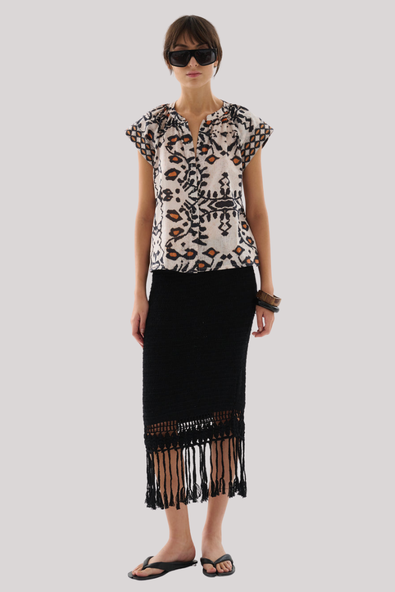 Maria Cher - Ensenada Alec Sleeveless Top - ECRU