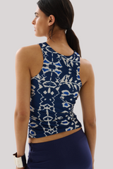 Maria Cher - Ensenada Berni Sleeveless Top - MARINE