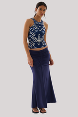 Maria Cher - Ensenada Berni Sleeveless Top - MARINE