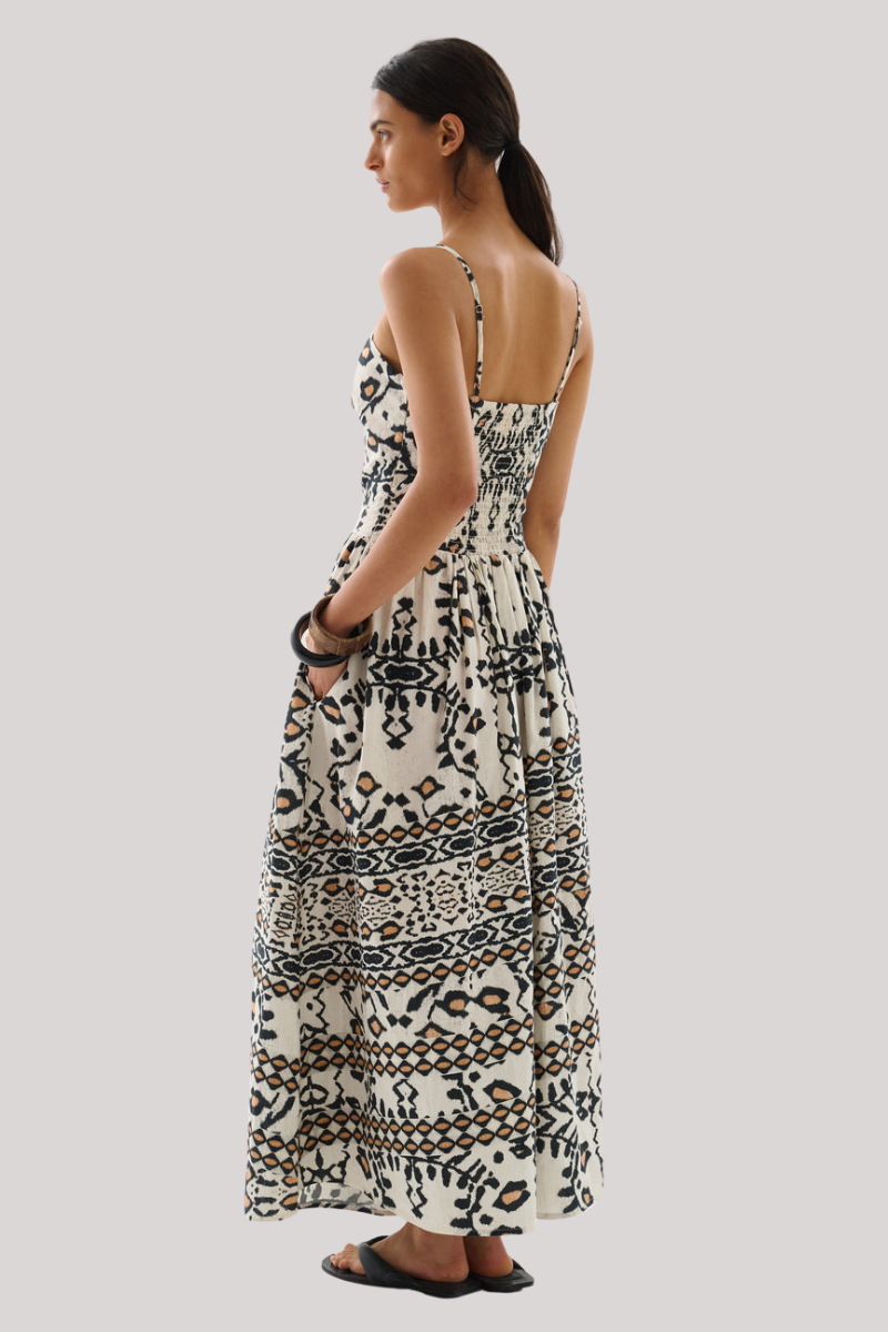 Maria Cher - Ensenada Finley Long Dress - ECRU