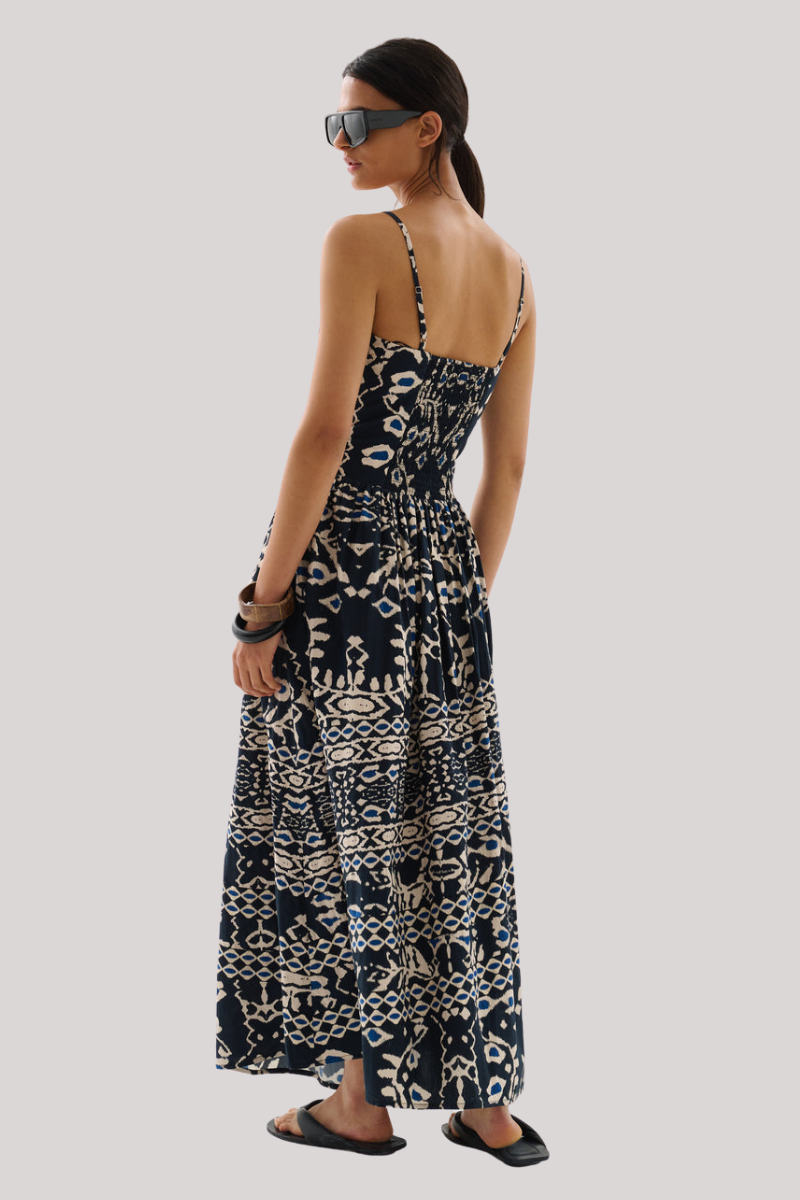 Maria Cher - Ensenada Finley Long Dress - MARINE