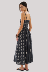 Maria Cher - Torcuato Maive Midi Dress - BLACK