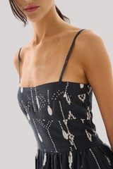 Maria Cher - Torcuato Maive Midi Dress - BLACK