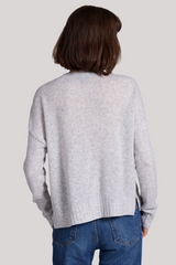Minnierose - Cashmere Sport Crew Pullover - LTHEATHR