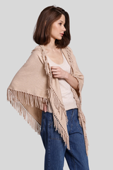Minnierose - Cashmere Fringe Shawl - BRWSUGAR