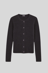 Minnierose - Sheer Luxury Cashmere Cardigan - BLACK