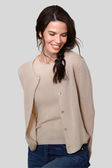 Minnierose - Sheer Luxury Cashmere Cardigan - BRWSUGAR