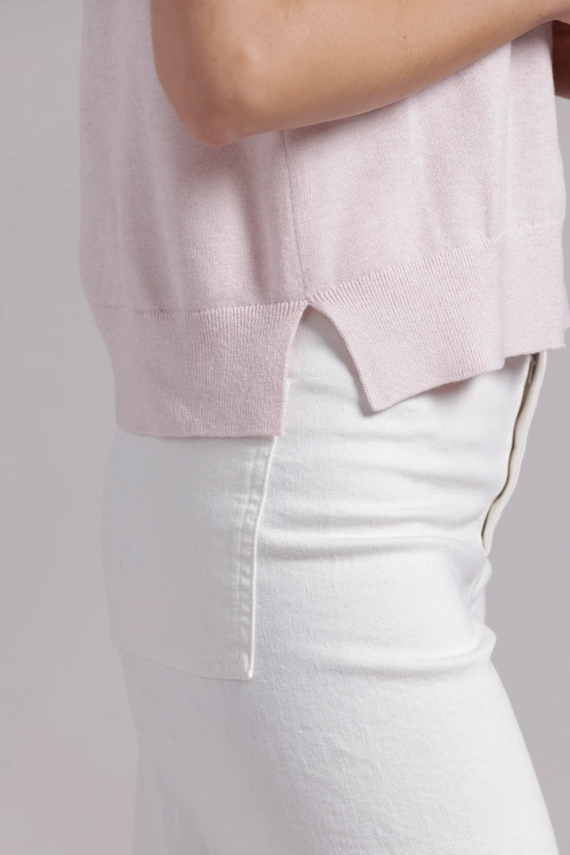 Minnierose - Supima Cotton Cashmere Button Front Vest - LUTOS