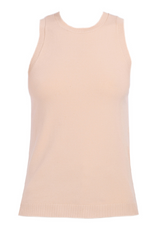 Minnierose - Viscose Crew Tank - BROWNSUG