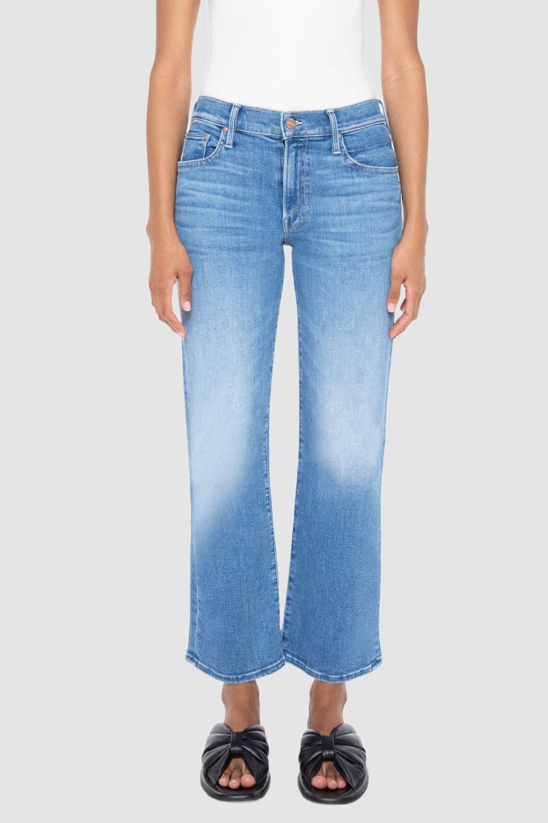 Mother - The Mid Rise Rambler Zip Ankle Denim - OUTOFBLU