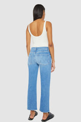 Mother - The Mid Rise Rambler Zip Ankle Denim - OUTOFBLU