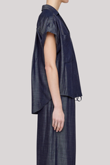 Moussy - Basic Denim Shirt - BLUE
