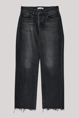 Moussy - Glencoe Low-Rise Straight Jean - BLACK