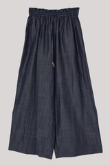 Moussy - High Waist Wide Denim - BLUE