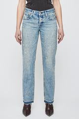 Moussy - MV Arverne Low-Rise Straight - BLUE