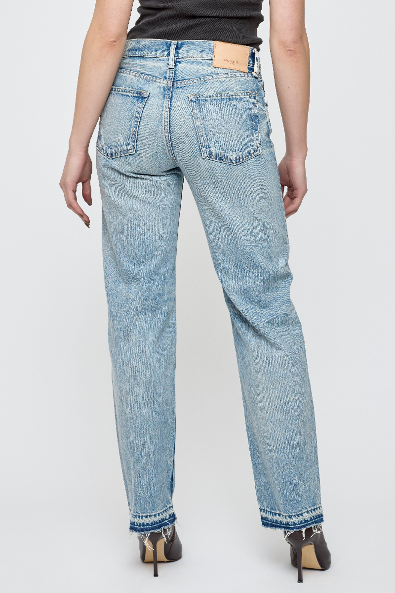 Moussy - MV Arverne Low-Rise Straight - BLUE