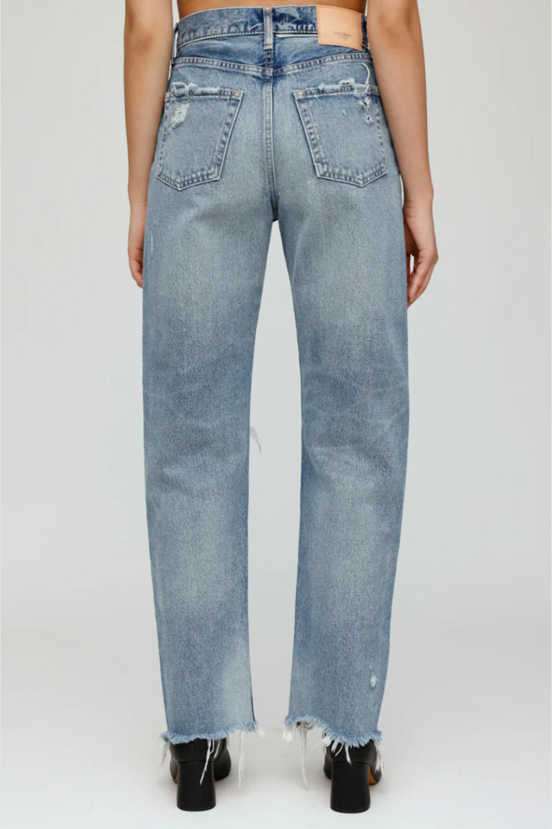 Moussy - MV Odessa Straight-Low Denim - LIGHBLUE