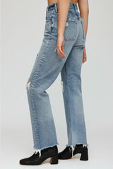Moussy - MV Odessa Straight-Low Denim - LIGHBLUE