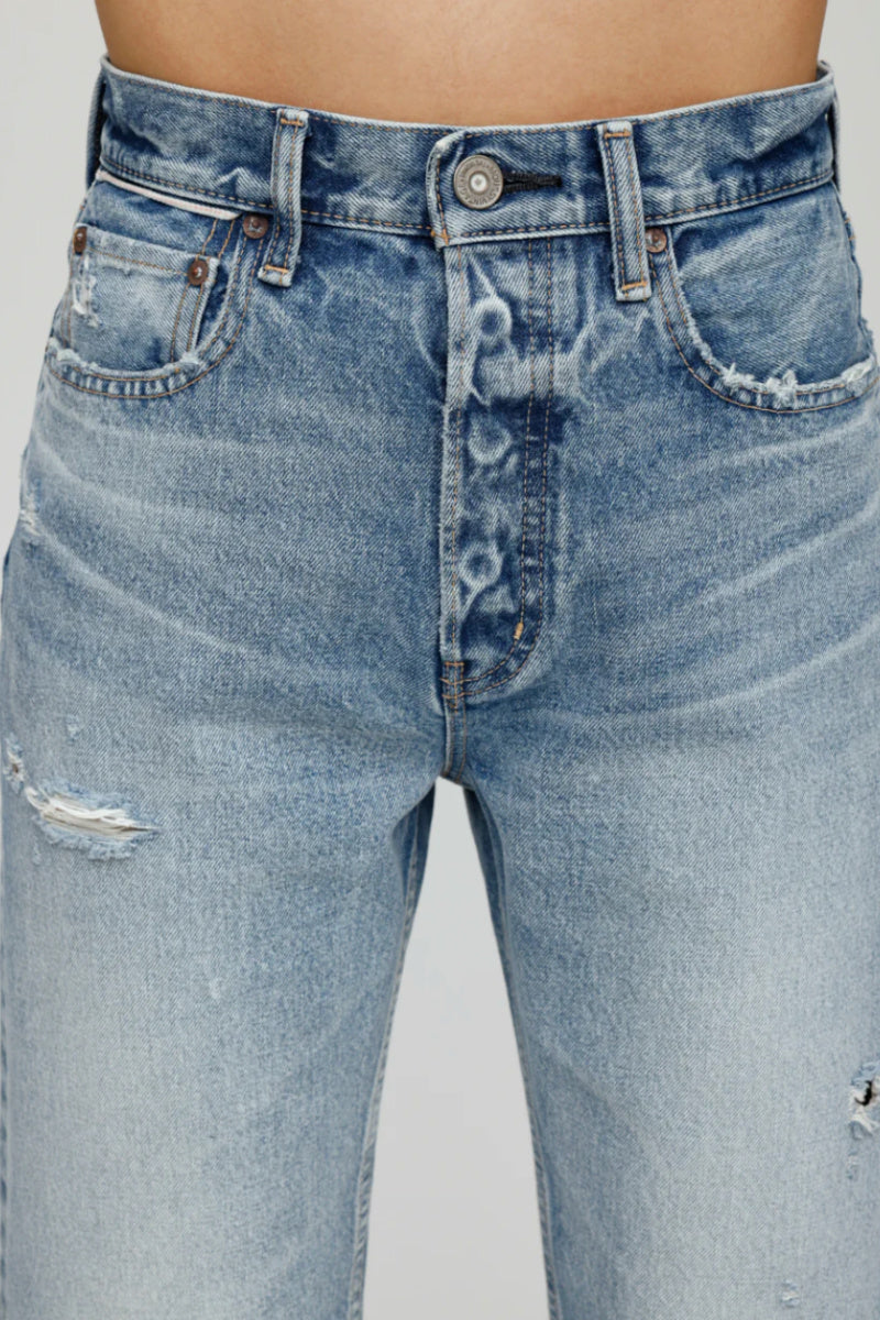 Moussy - MV Odessa Straight-Low Denim - LIGHBLUE