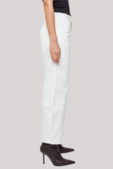 Moussy - Malba Gusset Cargo Pant - WHITE