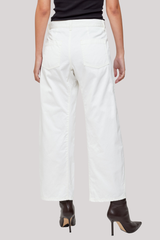 Moussy - Malba Gusset Cargo Pant - WHITE