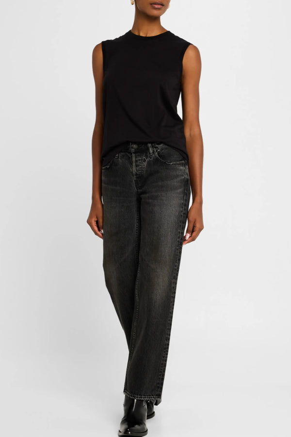 Moussy - Mv Iona Straight Low-Rise Jeans - BLACK