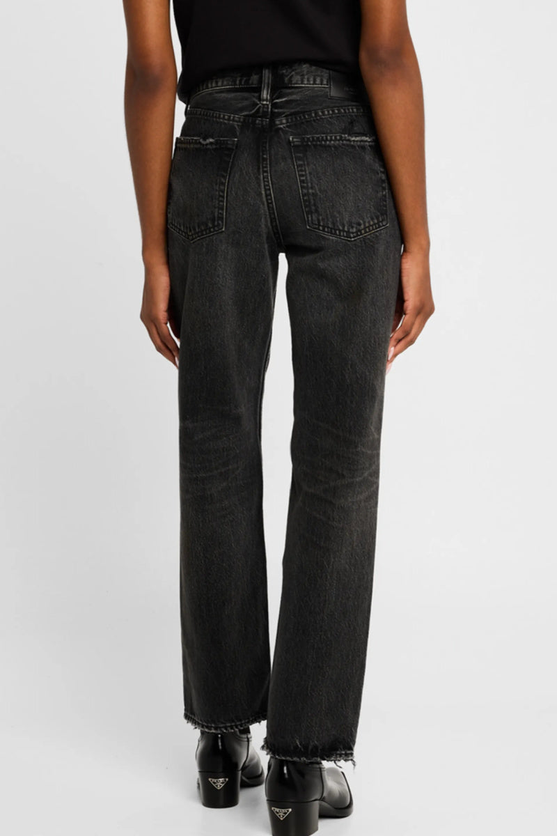 Moussy - Mv Iona Straight Low-Rise Jeans - BLACK