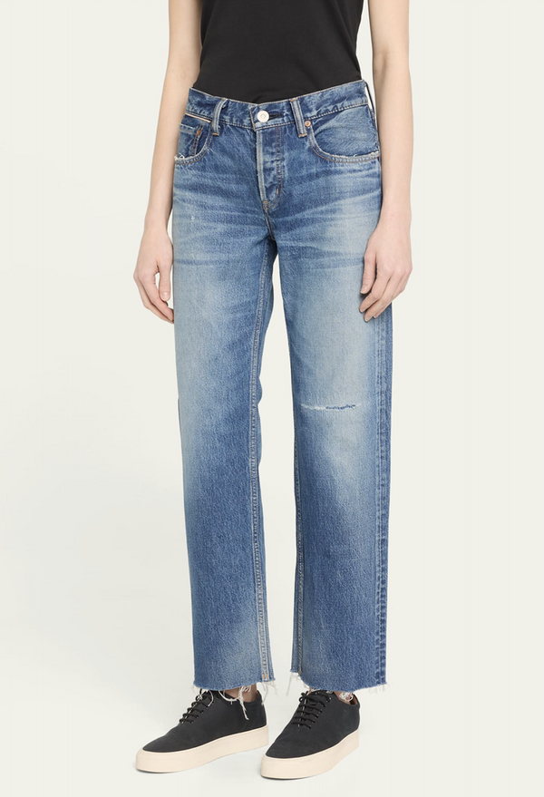Moussy - Mv Whitmar Straight Low-rise  Jeans - BLUE