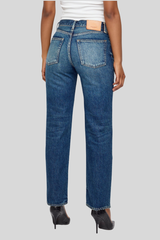Moussy - Straight Leyden - DARKBLUE