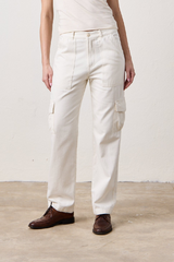 NSF - Hawk Straight Leg Twill Cargo Pant - IVORY