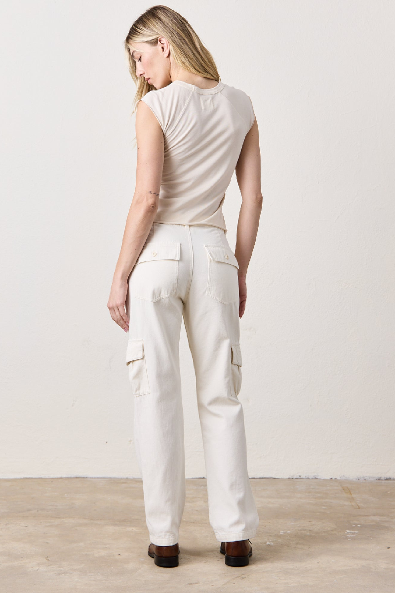 NSF - Hawk Straight Leg Twill Cargo Pant - IVORY