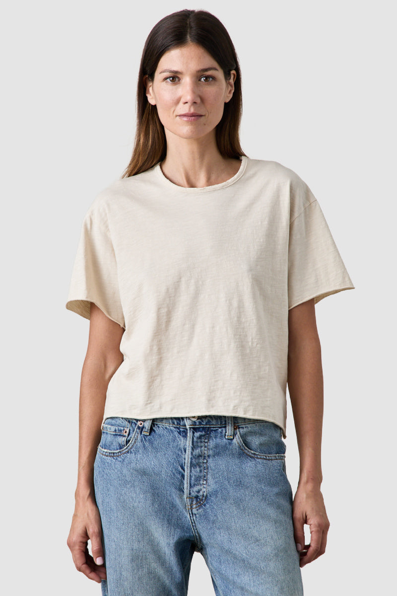 NSF - Harper Boxy Crew Tee - IVORY
