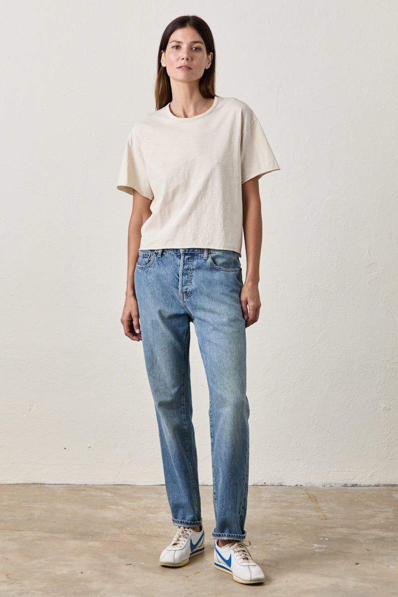 NSF - Harper Boxy Crew Tee - IVORY
